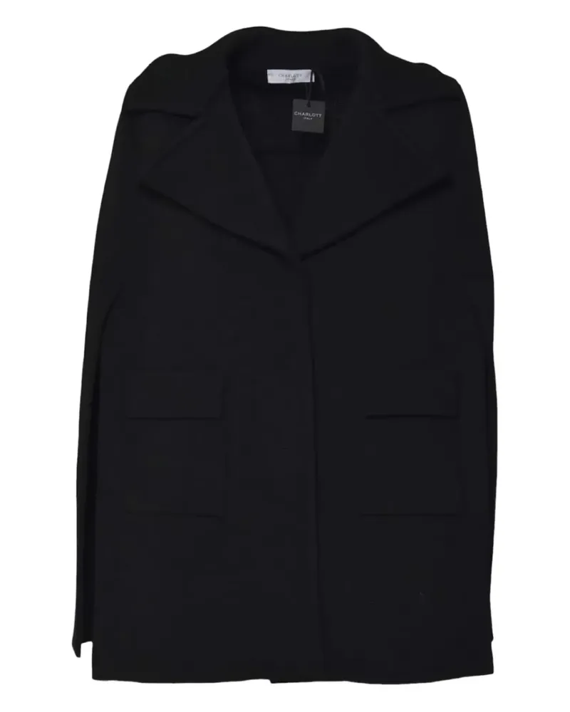 Charlott pocket jacket - Schwarz Schwarz