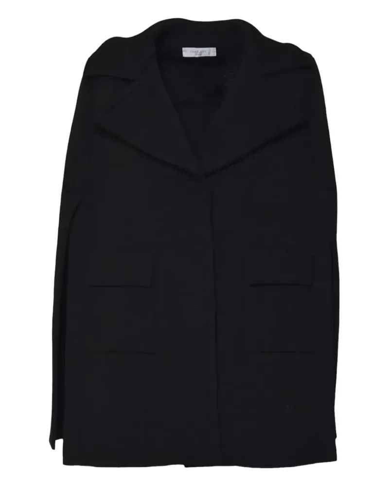 Charlott Jacke mit Taschen - Schwarz Schwarz
