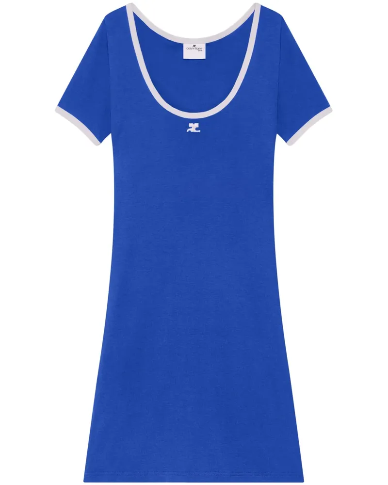 Courrèges Holistic Minikleid - Blau Blau