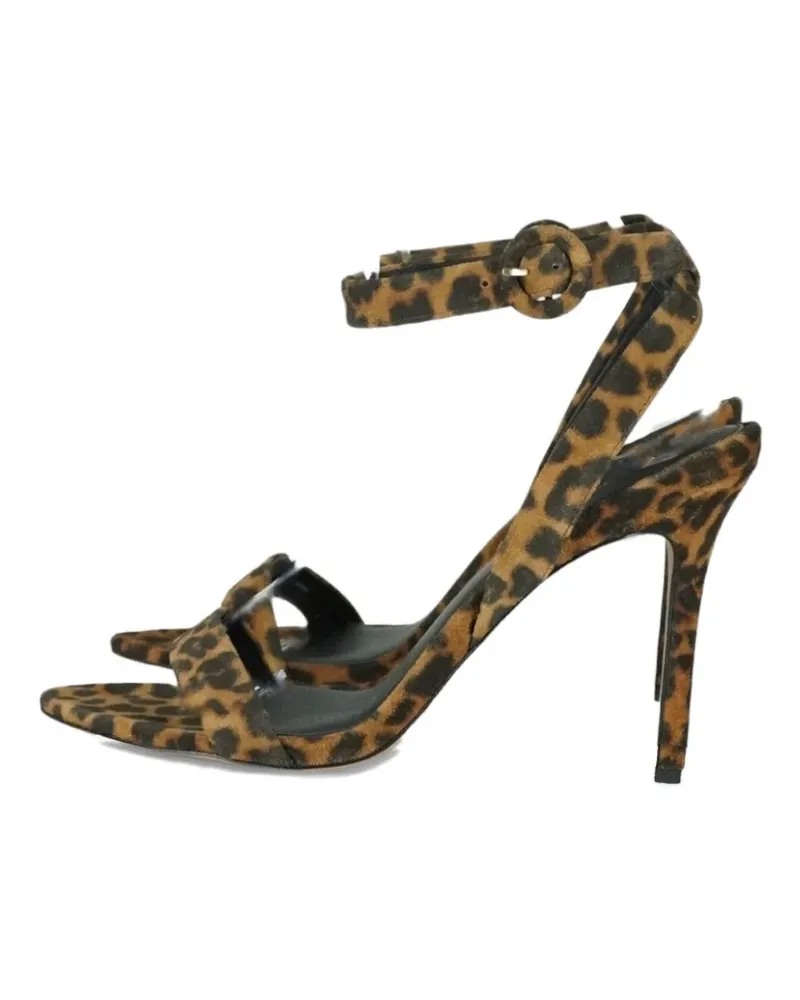 Veronica Beard leopard-print sandals - Braun Braun