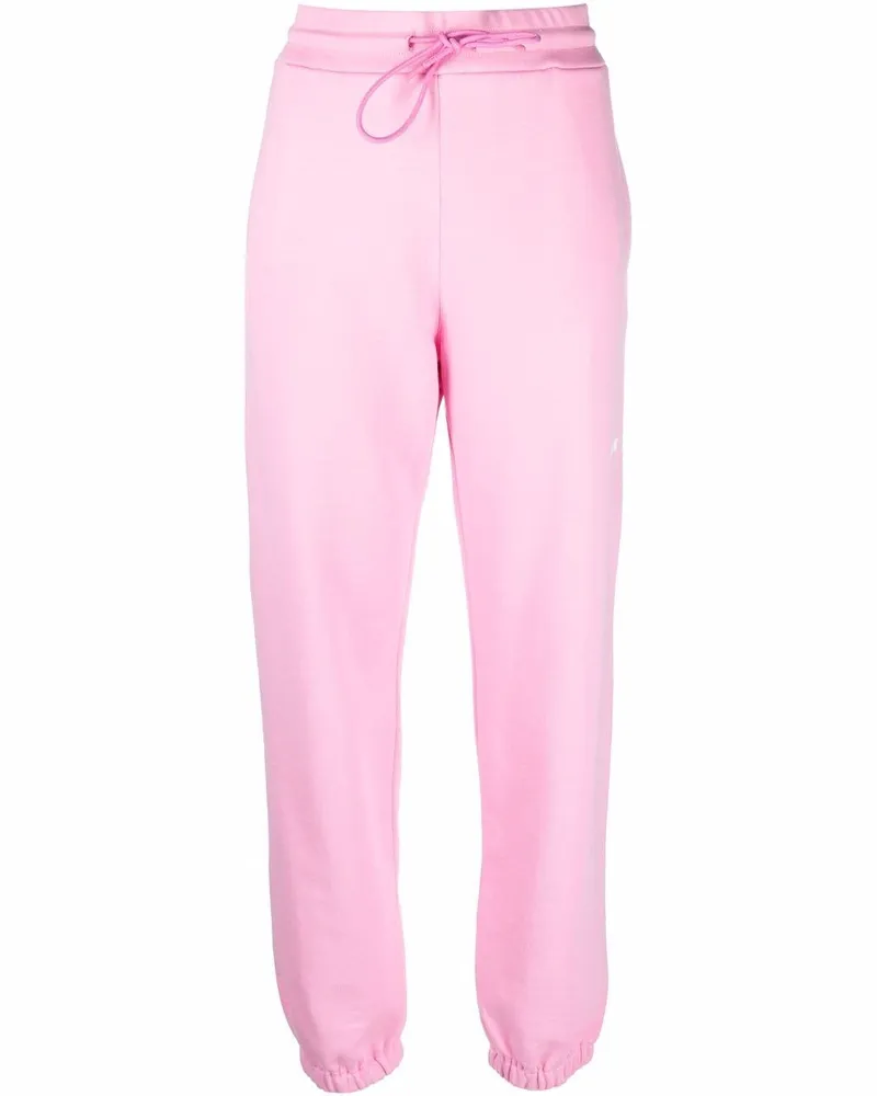 MSGM Jogginghose mit Logo-Print - Rosa Rosa
