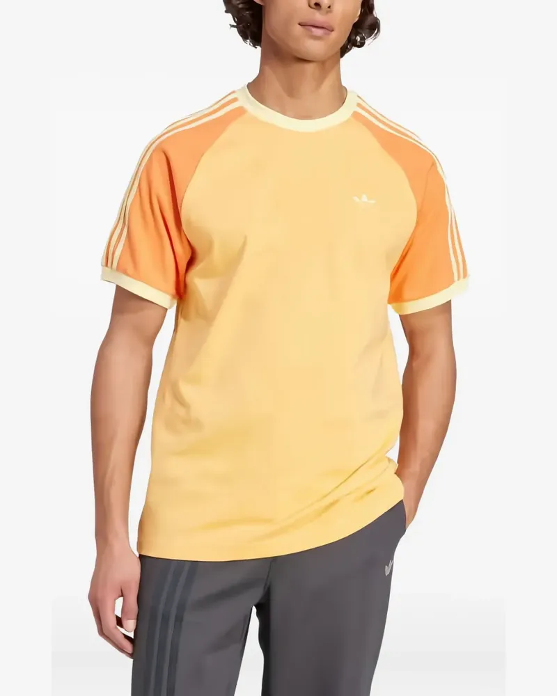 adidas Cali T-Shirt mit 3 Streifen - Gelb Gelb