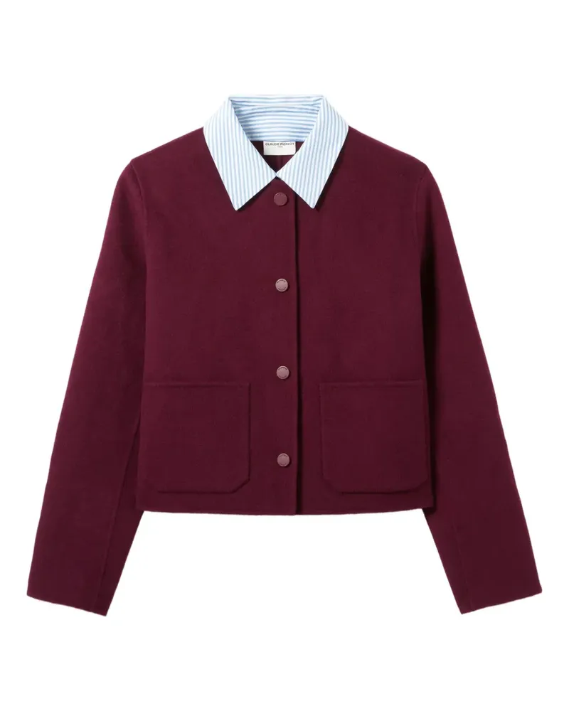 Claudie Pierlot Cropped-Jacke - Rot Rot