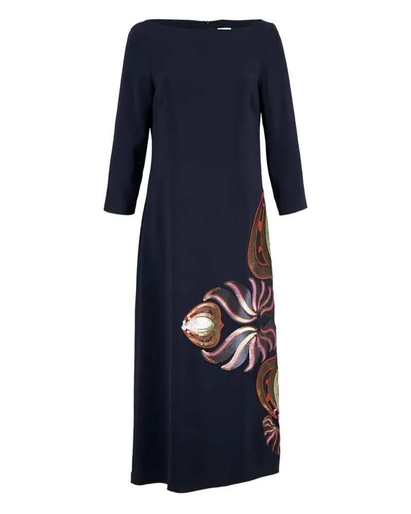 PAULA Kleid mit Pailletten - Blau Blau