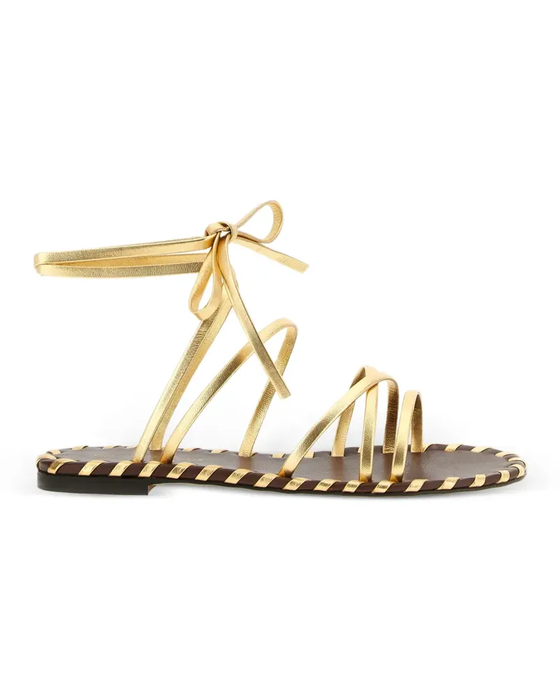 Gianvito Rossi Sandalen aus Nappaleder - Gold Gold