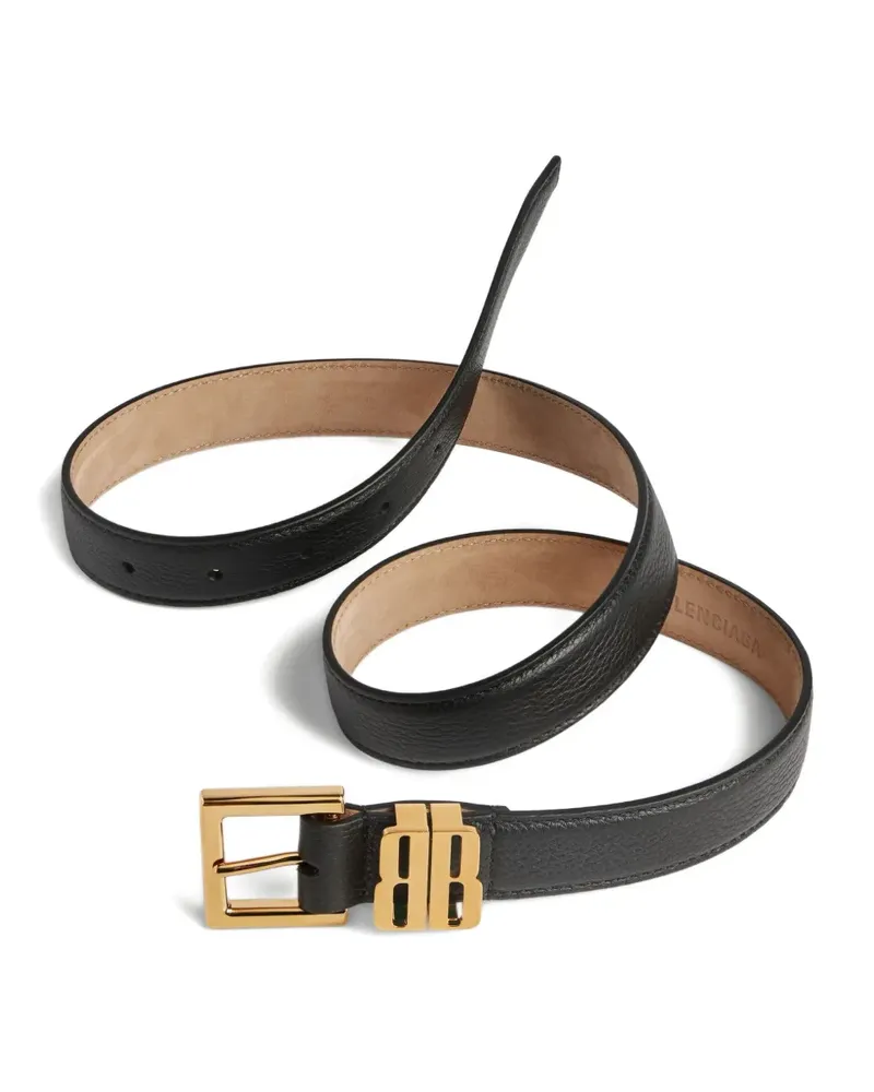 Balenciaga BB Editor leather belt - Schwarz Schwarz