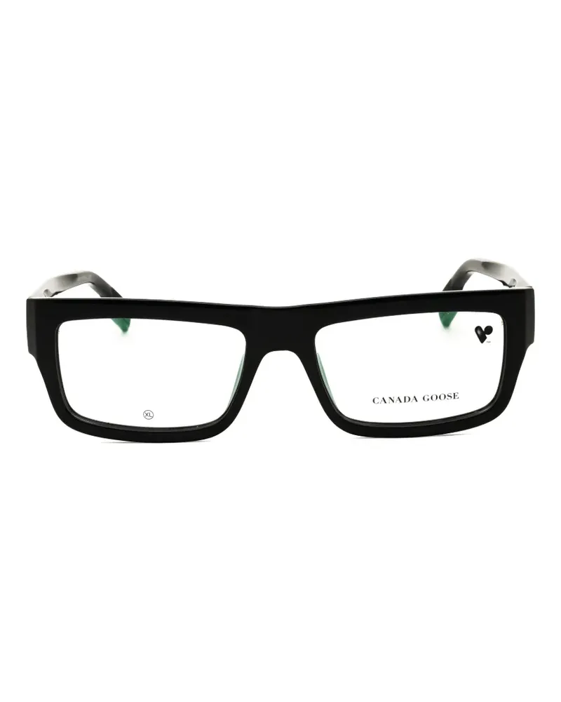 Canada Goose rectangle-frame glasses - Schwarz Schwarz