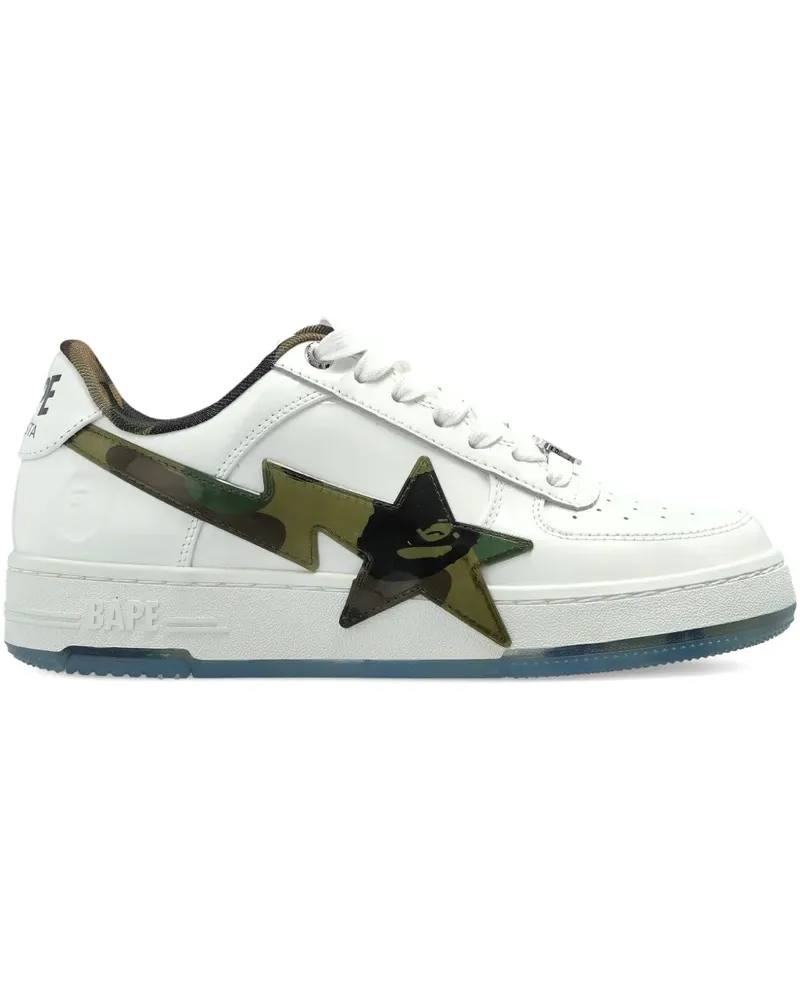 BAPE STA™ OS camo-star sneakers - Weiß Weiß