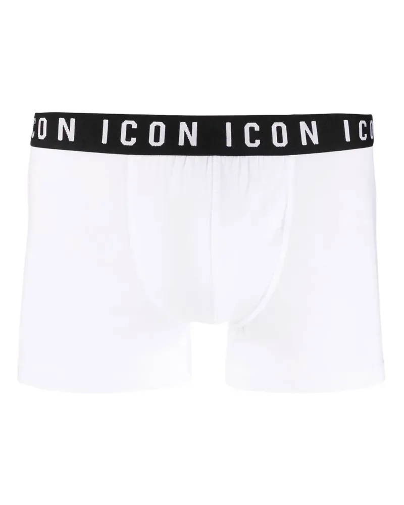 Dsquared2 Icon Slip mit Logo-Bund - Weiß Weiß