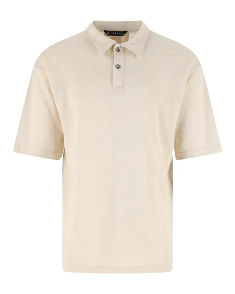 PLAN C short-sleeve polo shirt - Nude Nude