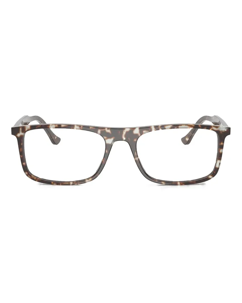 Ray Ban Eckige Brille in Schildpattoptik - Gelb Gelb