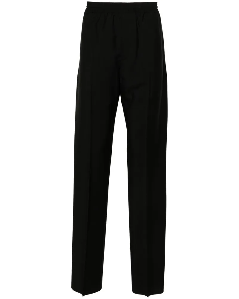 Givenchy Halbhohe Tapered-Hose - Schwarz Schwarz