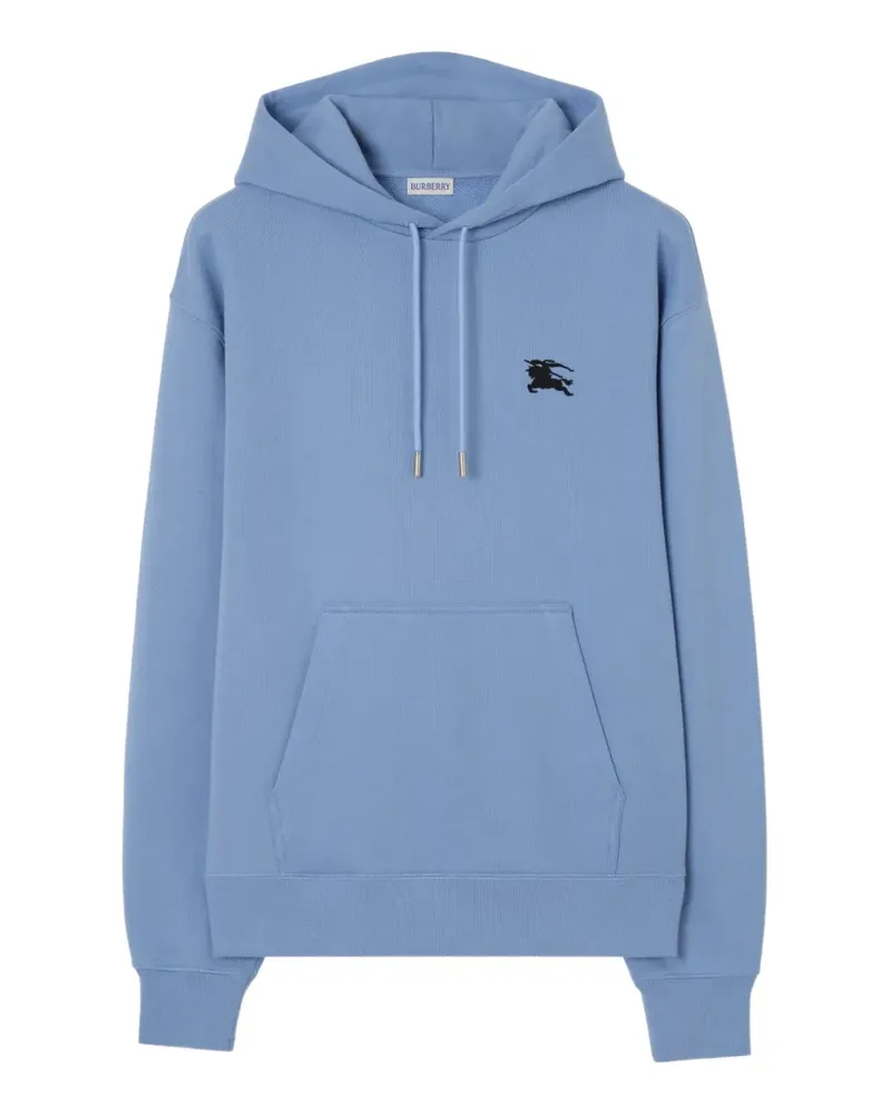 Burberry Knight-stamp cotton hoodie - Blau Blau