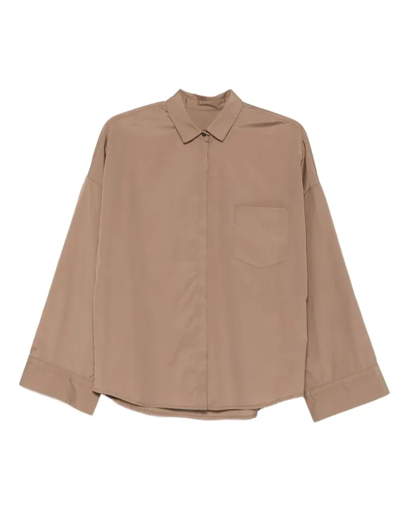 nine:inthe:morning Amanda pocket shirt - Braun Braun