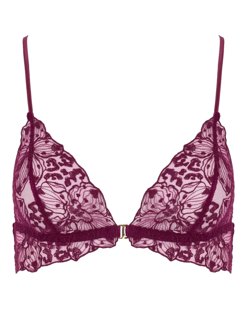 Fleur Of England floral-lace bra - Rot Rot
