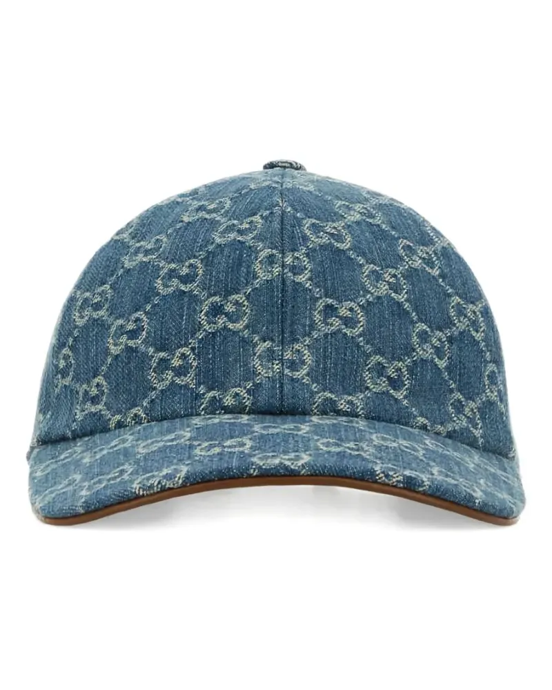 Gucci Baseballkappe aus GG Denim - Blau Blau