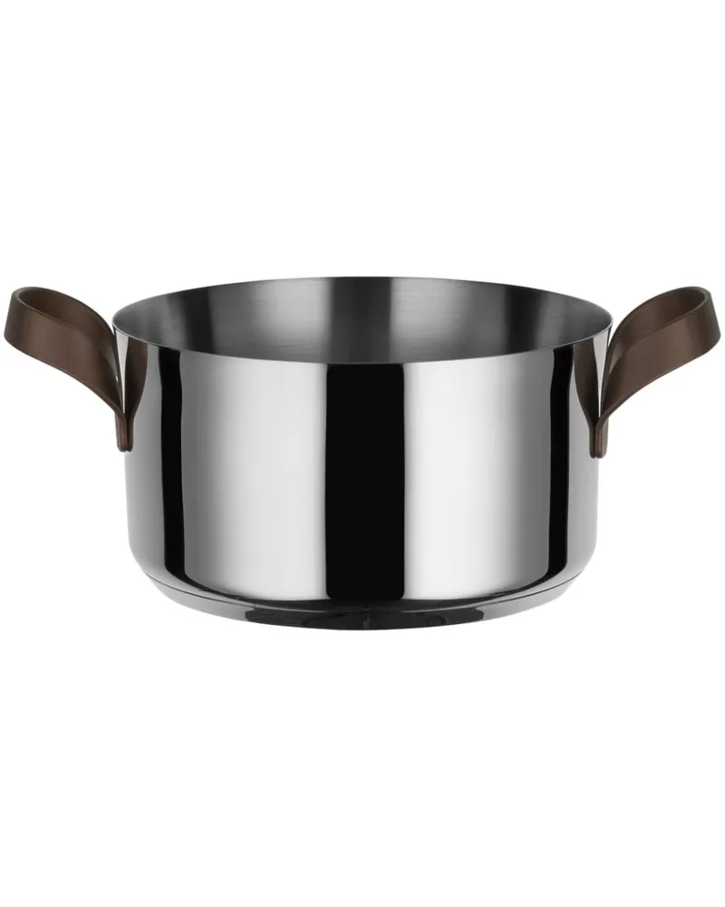 Alessi Edo Kochtopf aus Edelstahl (24cm) - Silber Silber