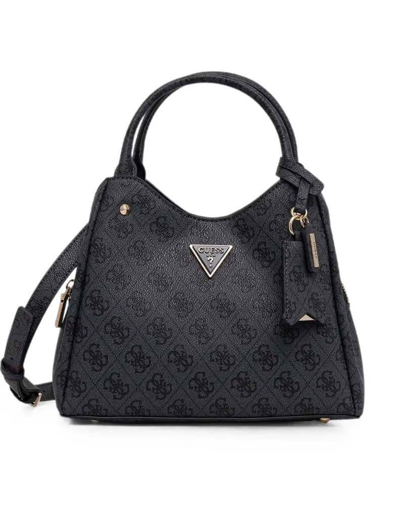 Guess Meridian monogram-print tote bag - Schwarz Schwarz