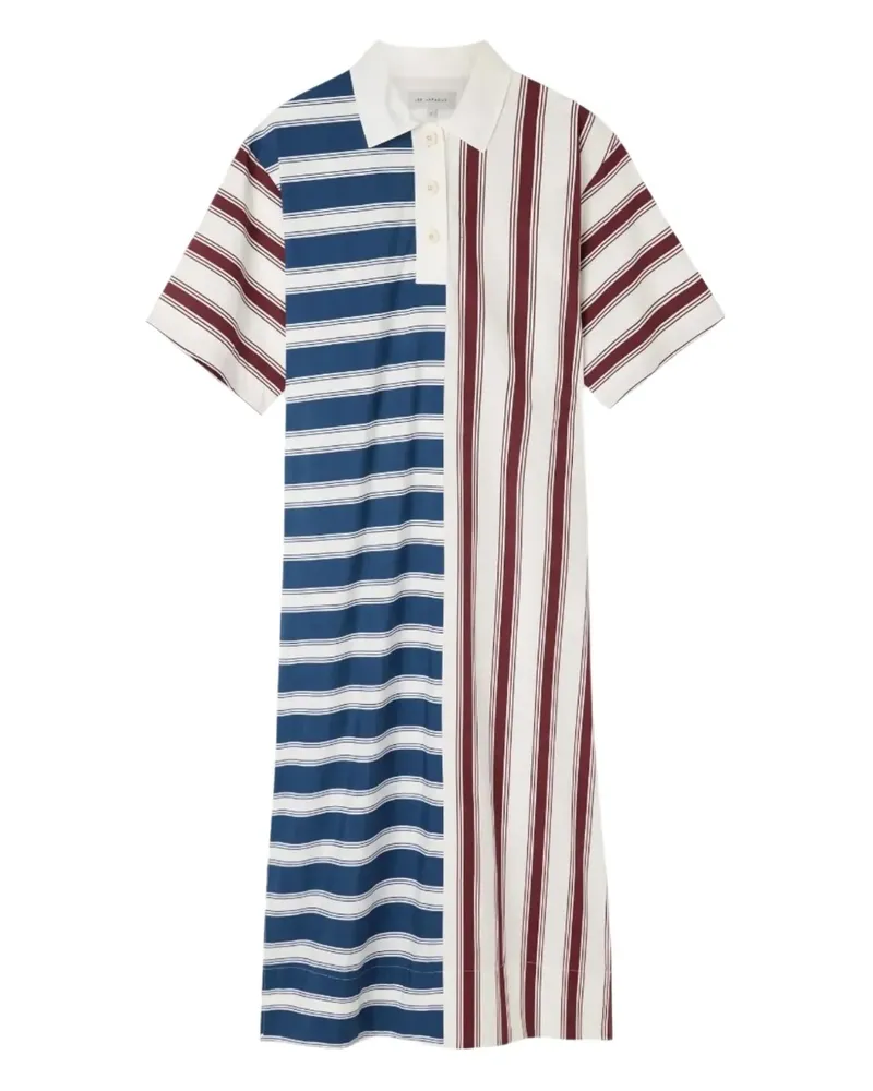 Lee Mathews striped polo dress - Blau Blau