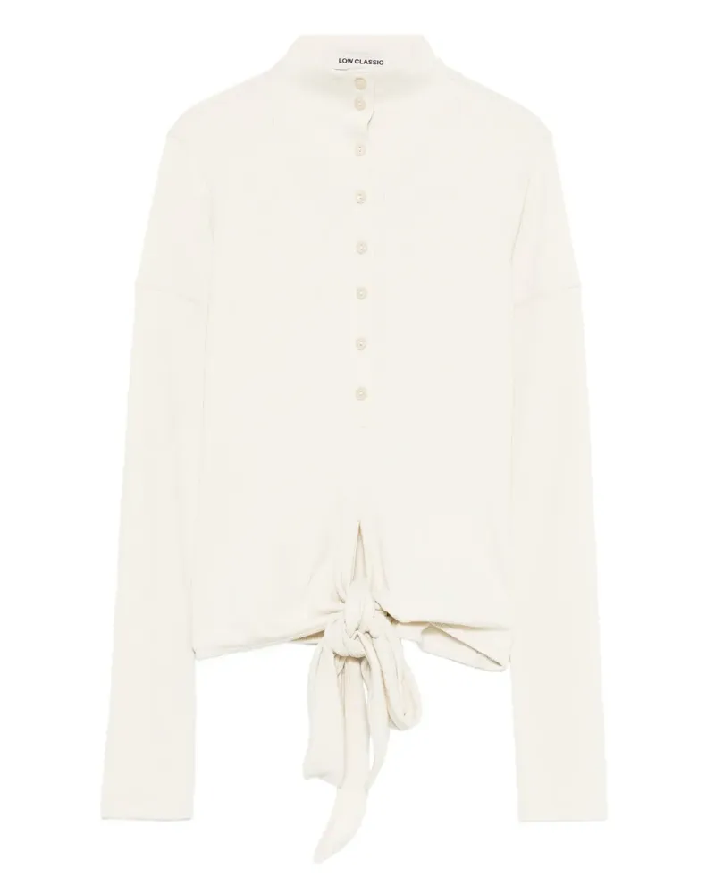 LOW CLASSIC Klassische Bluse - Nude Nude