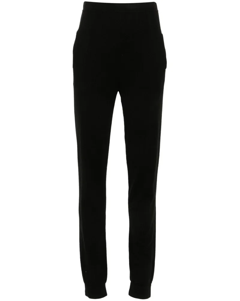 Saint Laurent Leggings mit hohem Bund - Schwarz Schwarz