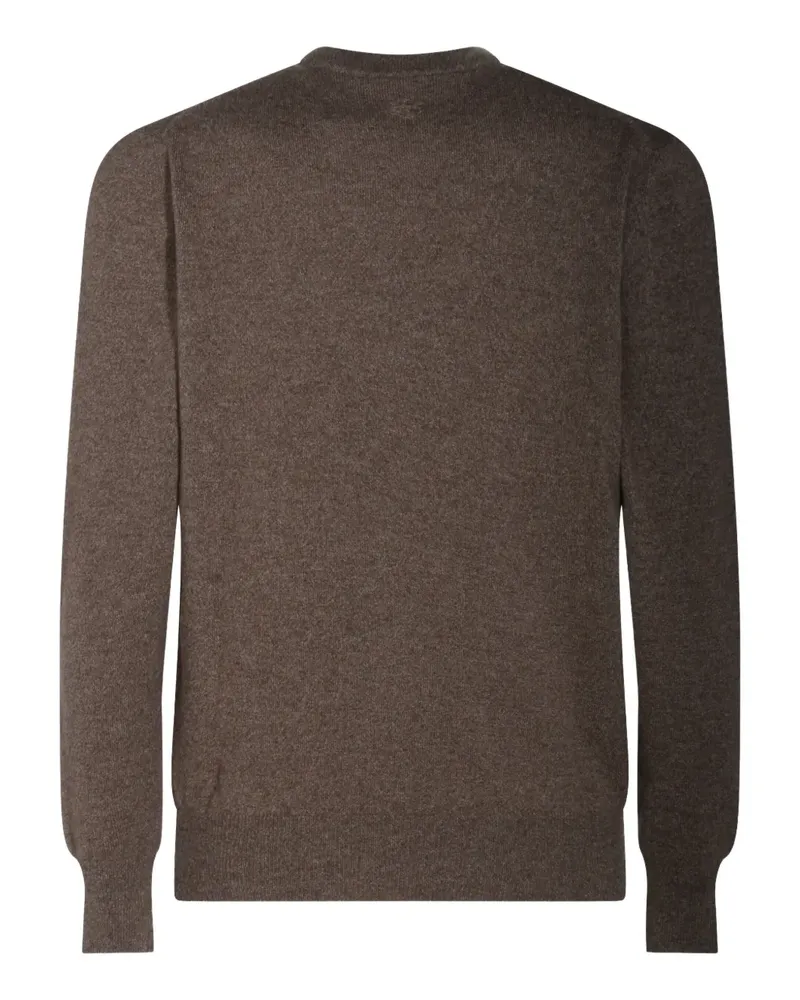 LARDINI Klassischer Kaschmirpullover - Braun Braun