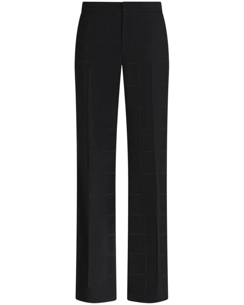 Etro Hose mit geradem Bein - Schwarz Schwarz