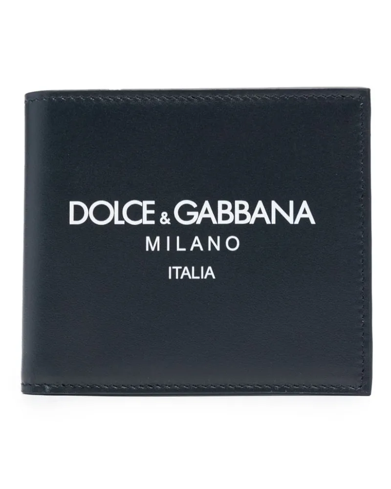 Dolce & Gabbana Portemonnaie mit Logo-Prägung - Blau Blau