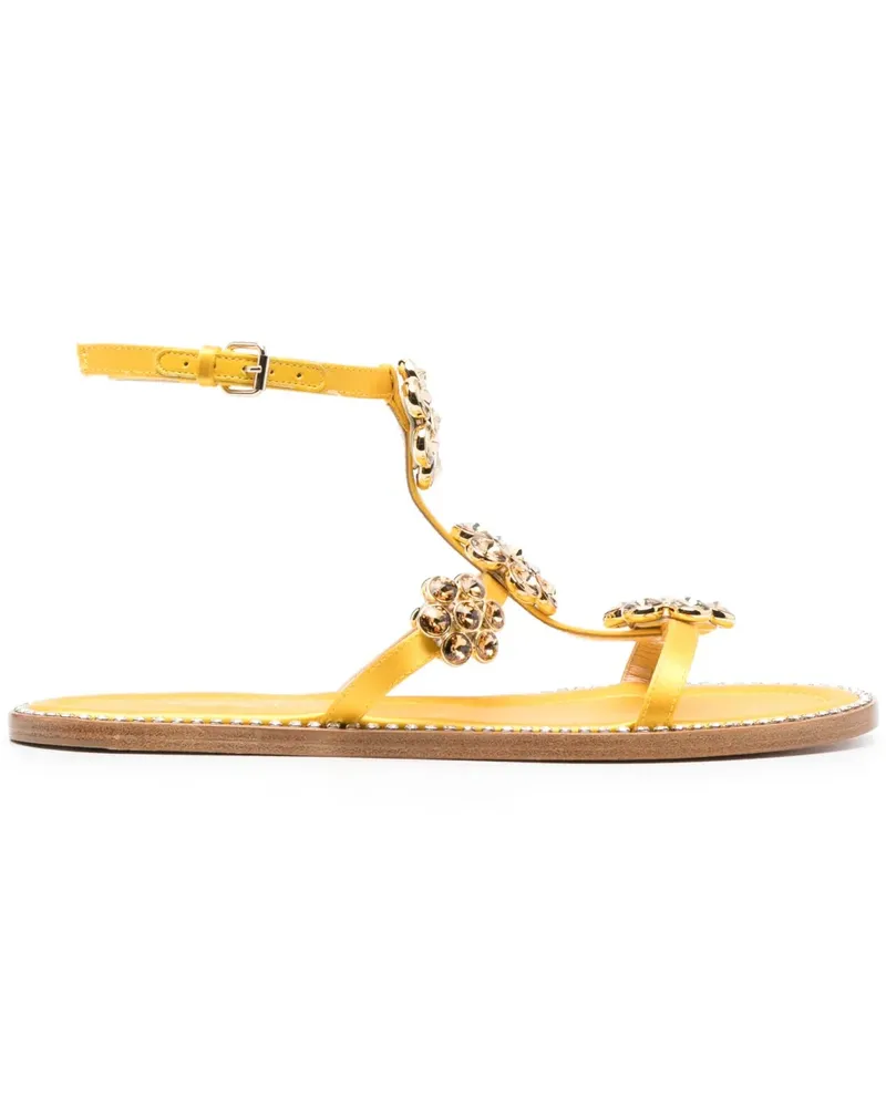 Giambattista Valli Verzierte Jaipur Sandalen - Gelb Gelb