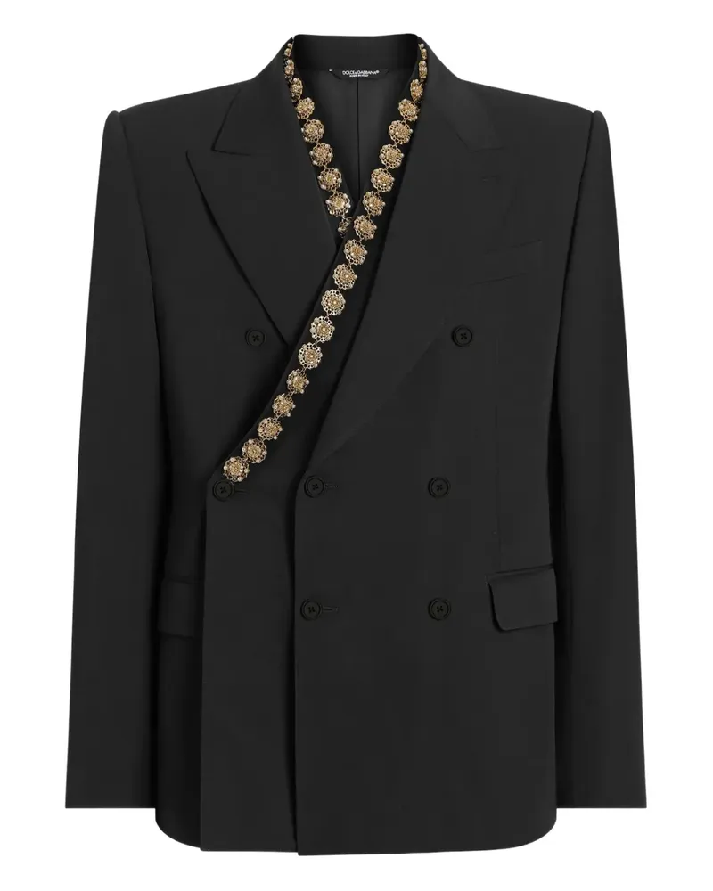 Dolce & Gabbana Doppelreihiges Sicilia Sakko - Grau Grau