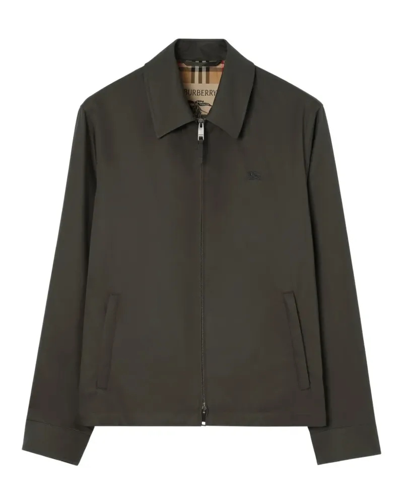 Burberry Harrington Jacke aus Tropical Gabardine im Bloomsbury-Schnitt - Grau Grau