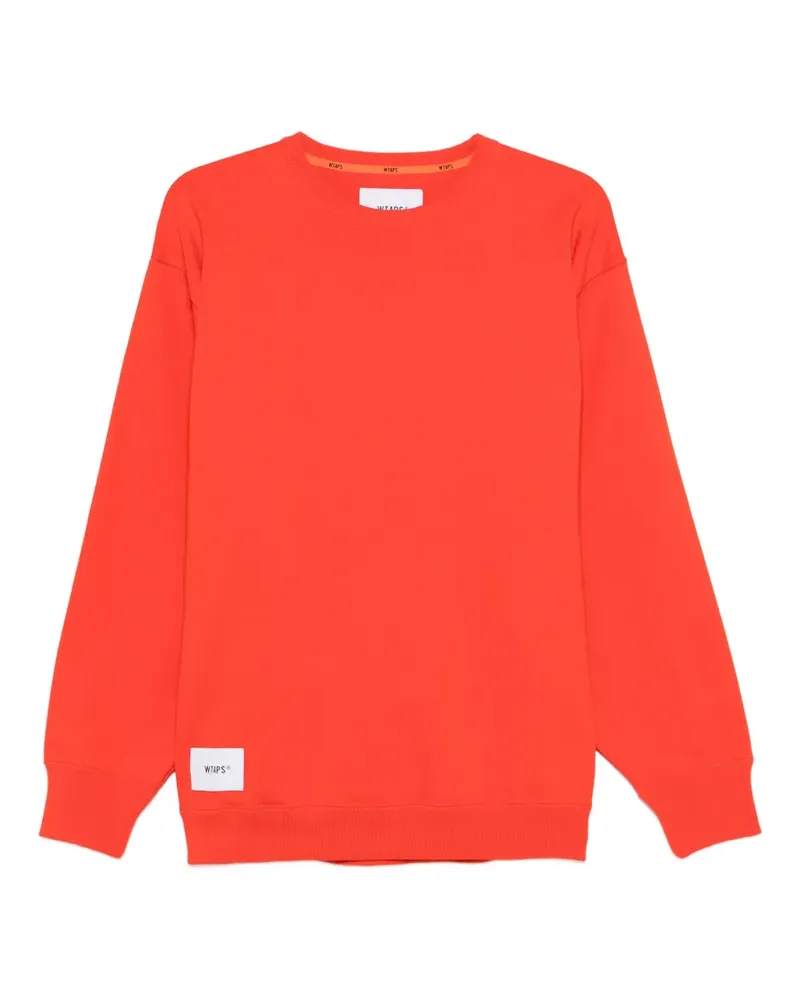 WTAPS Sweatshirt mit Logo-Patch - Orange Orange