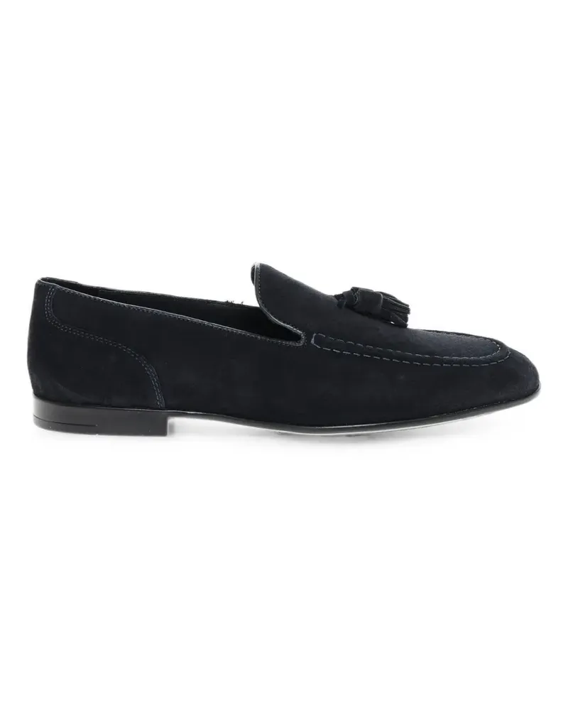 Corneliani tassel suede loafers - Blau Blau