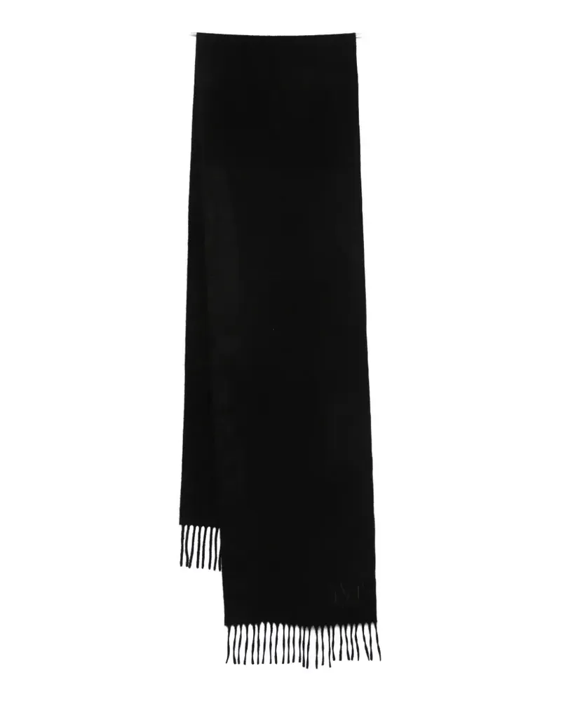 Max Mara Schal mit Logo-Detail - Schwarz Schwarz