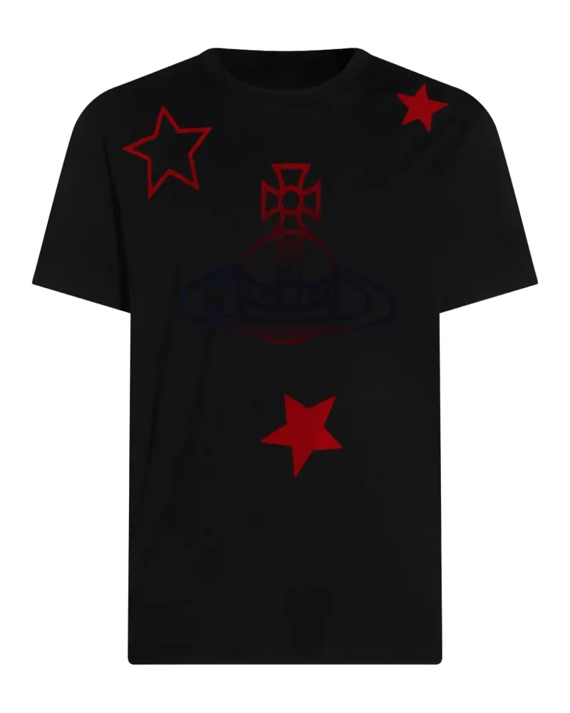 Vivienne Westwood Paris Orb T-shirt - Schwarz Schwarz