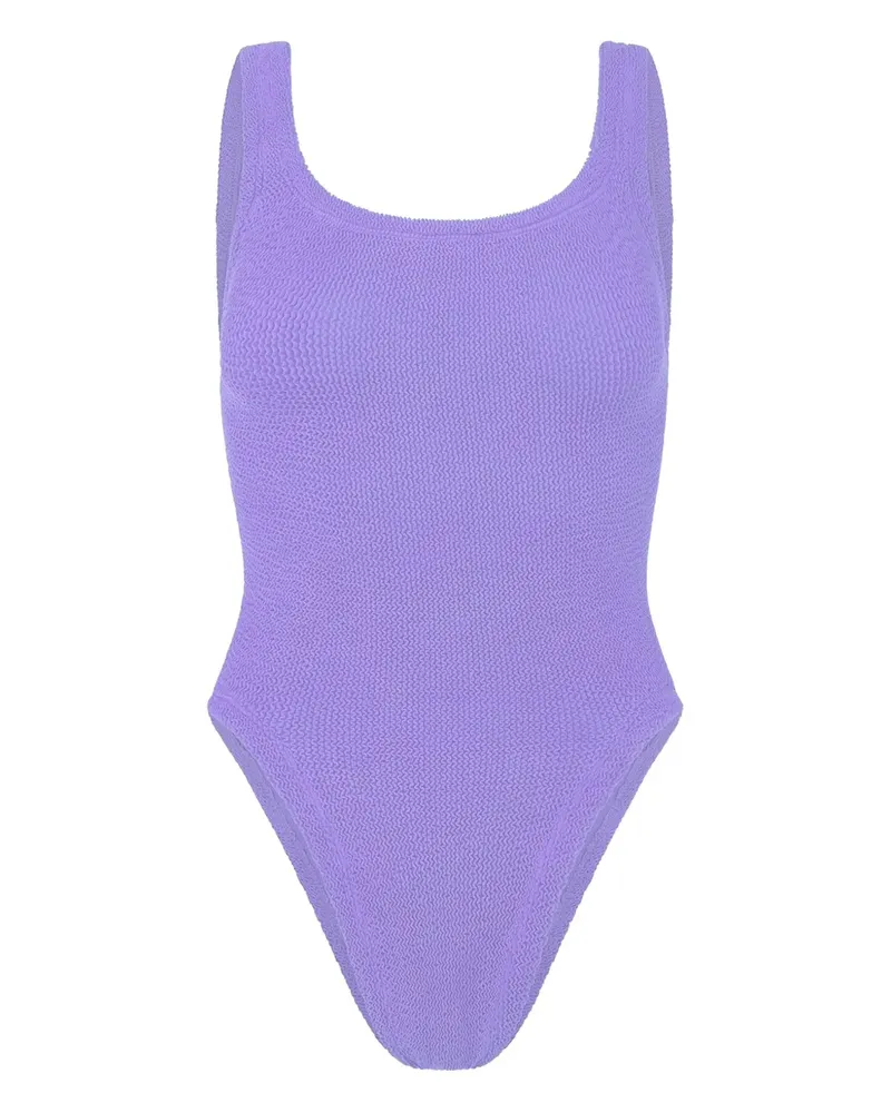 Hunza G square-neck swimsuit - Violett Violett