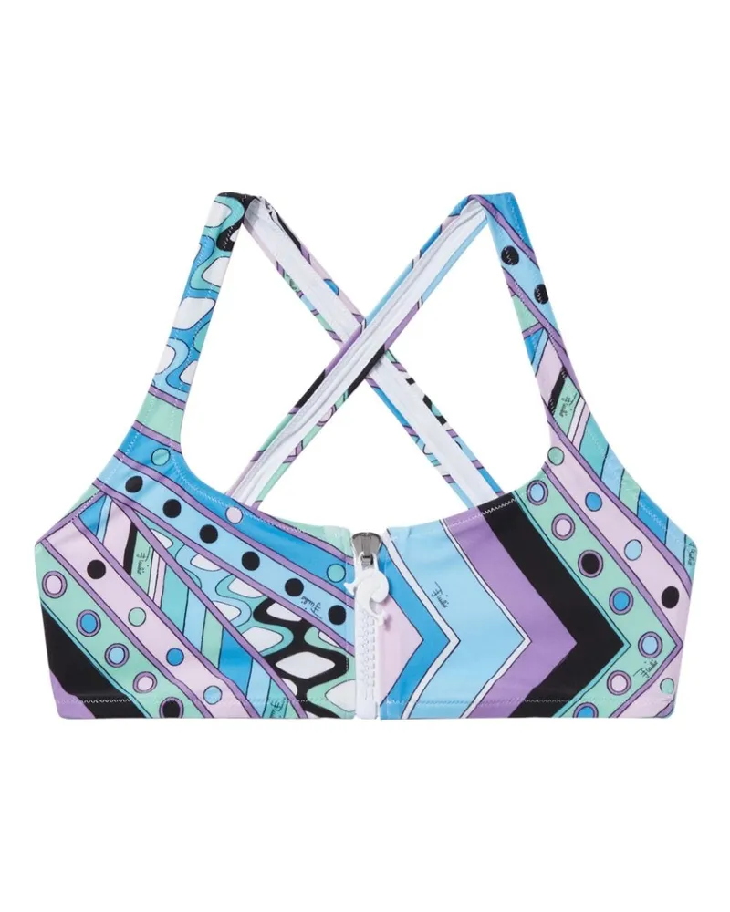 Emilio Pucci Vivara Bikinioberteil - Blau Blau