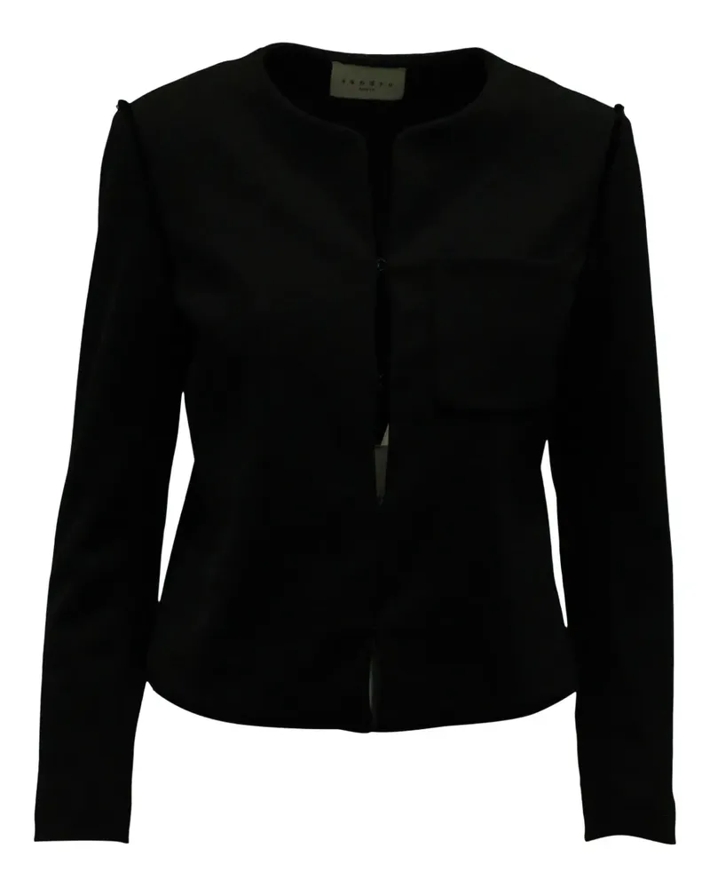 Sandro long-sleeve wool jacket - Schwarz Schwarz