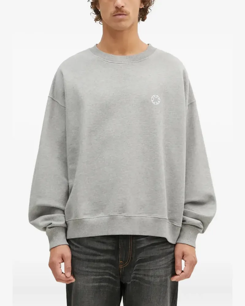 1017 ALYX 9SM Sweatshirt mit Stickerei - Grau Grau