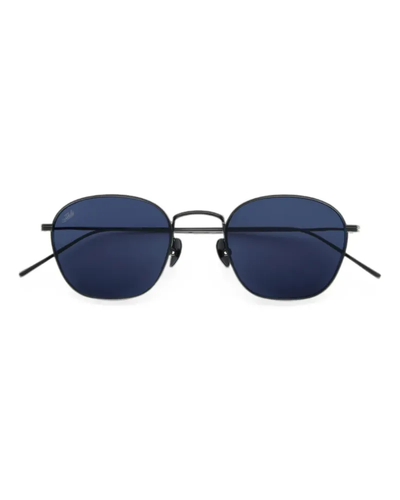 AKILA Osiris Sonnenbrille mit geometrischem Gestell - Schwarz Schwarz
