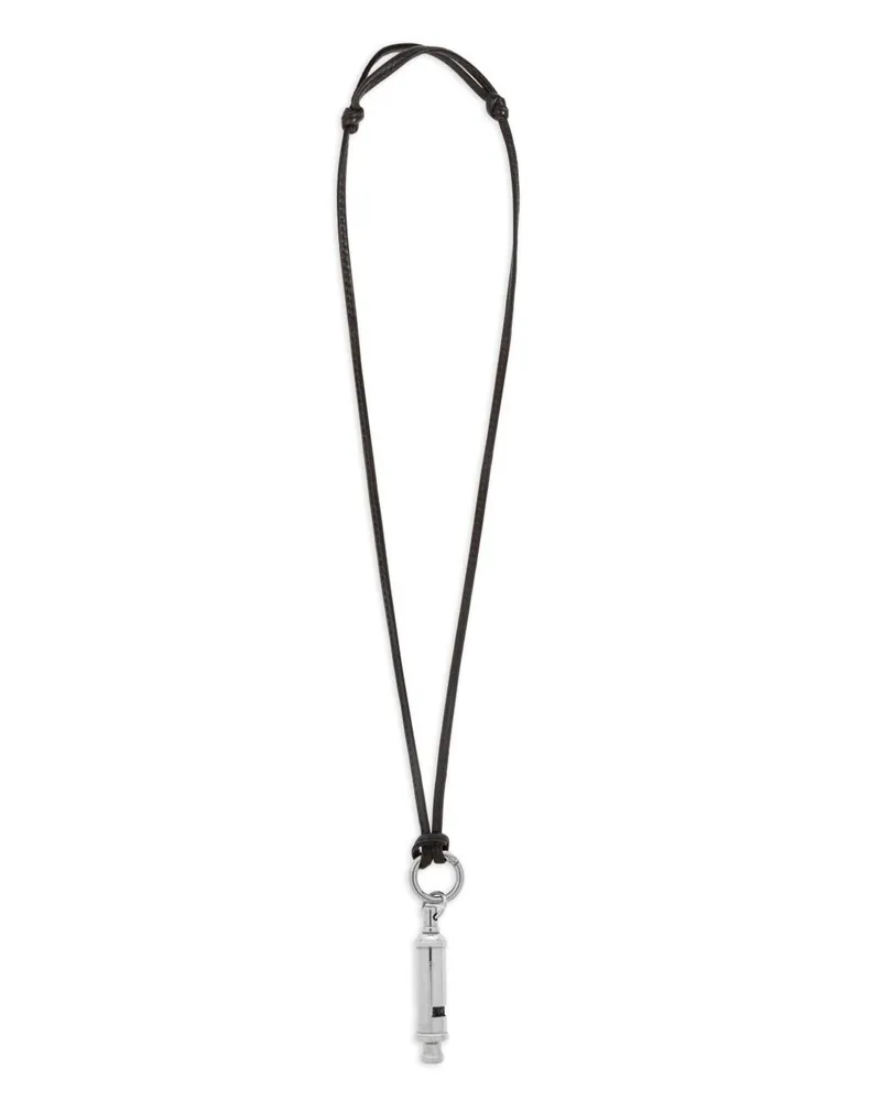 Christophe Lemaire Acme Whistle Halskette - Silber Silber