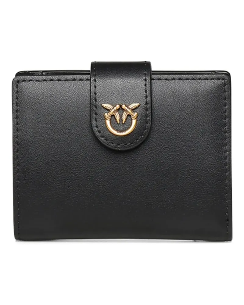 Pinko Love Birds-plaque wallet - Schwarz Schwarz