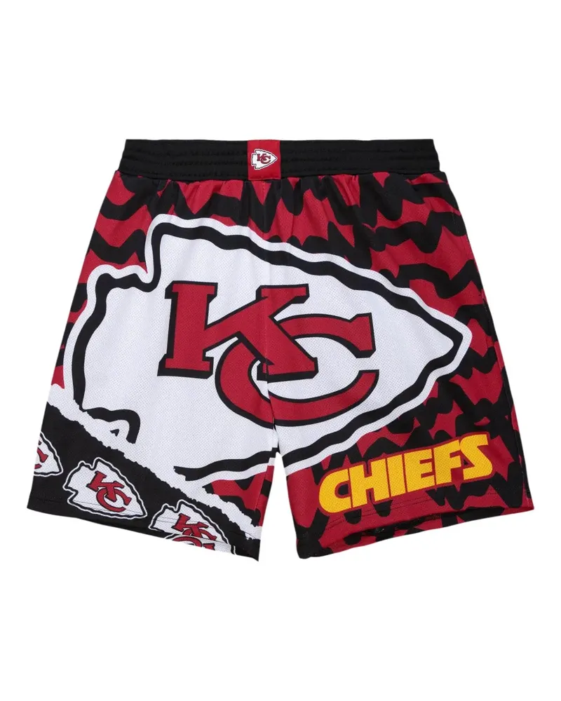 Mitchell & Ness NFL Kansas City Chiefs Jumbotron 2.0 Shorts - Rot Rot
