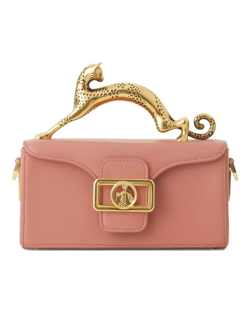 Lanvin Mini-Tasche mit Leopardenmuster - Rosa Rosa