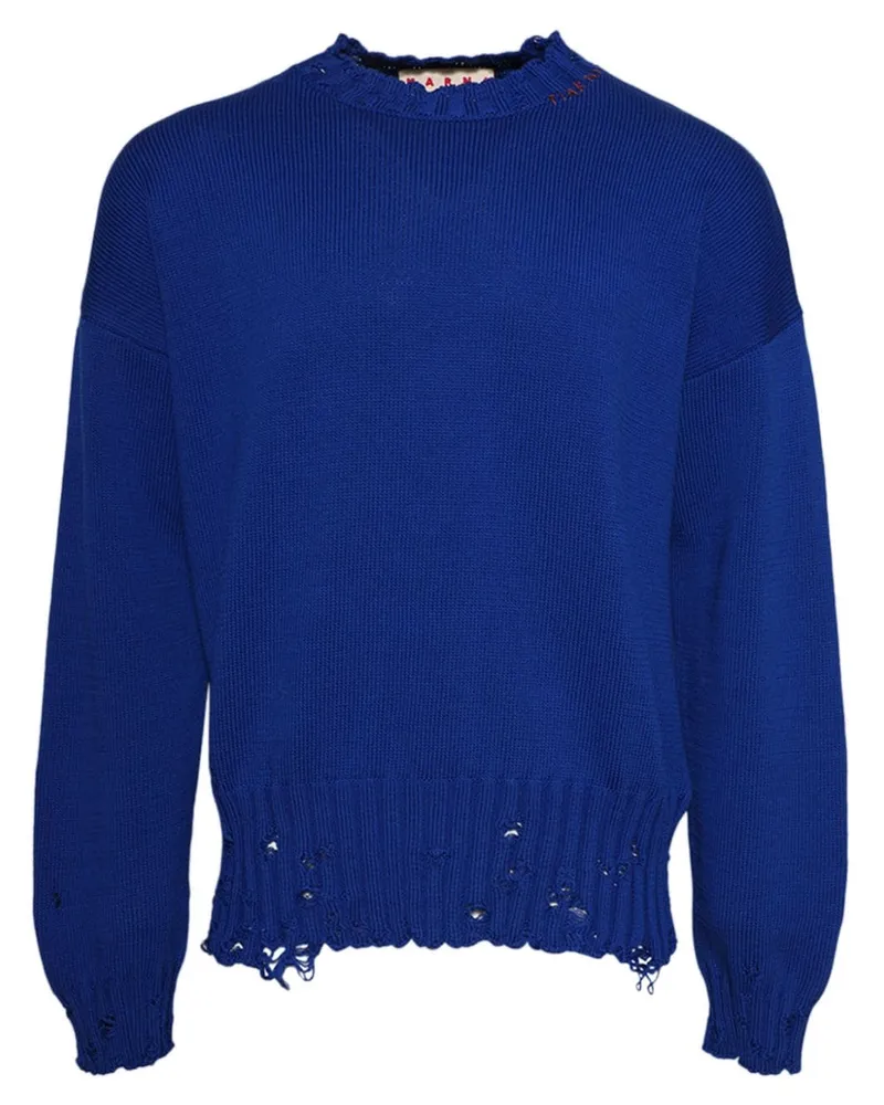 Marni Pullover mit Rundhalsausschnitt - Blau Blau