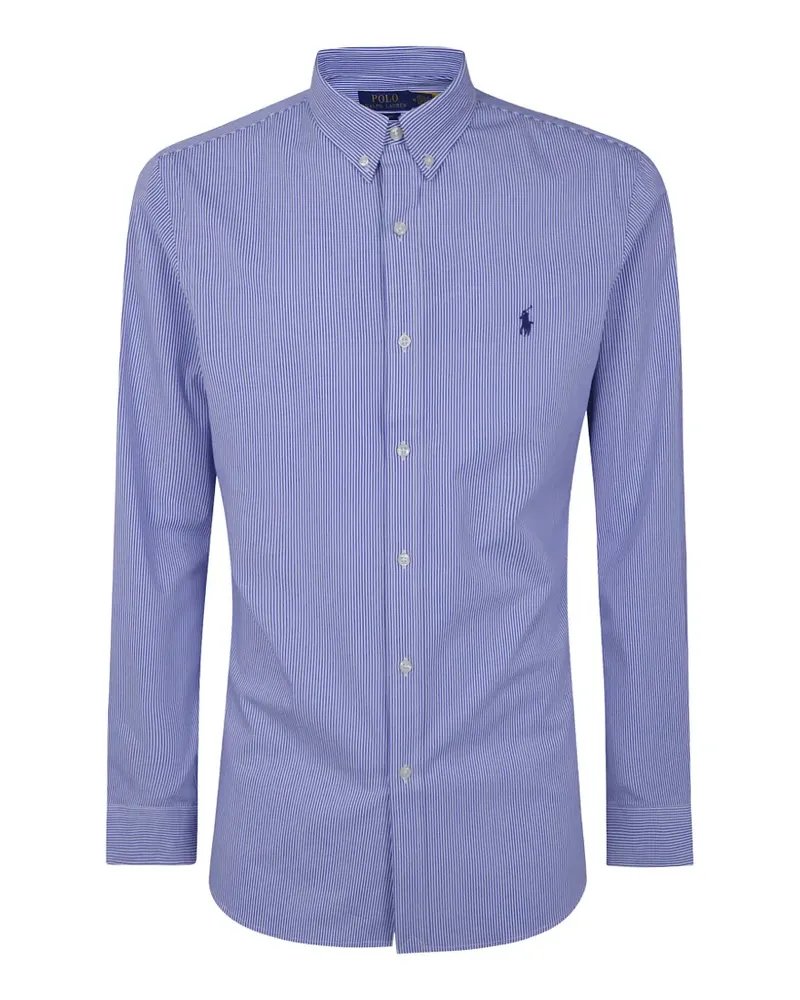 Ralph Lauren Hemd mit Logo-Stickerei - Blau Blau