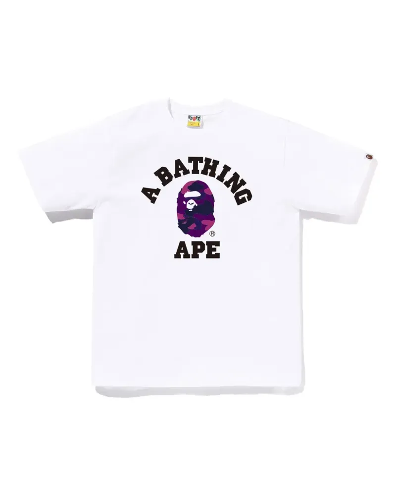 BAPE Color Camo College T-Shirt - Weiß Weiß