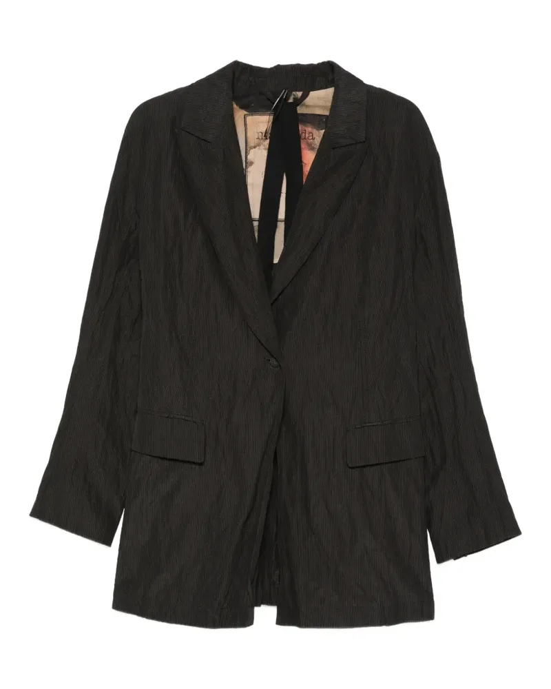 Masnada corsetry blazer - Schwarz Schwarz