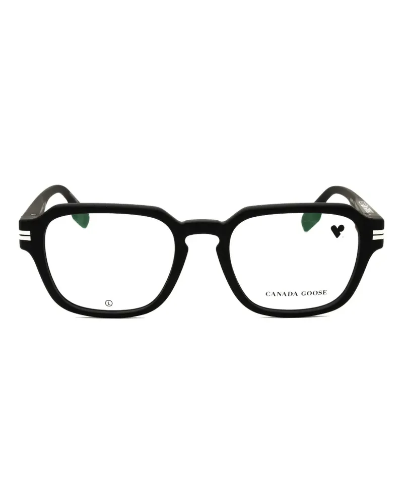 Canada Goose geometric-frame glasses - Schwarz Schwarz