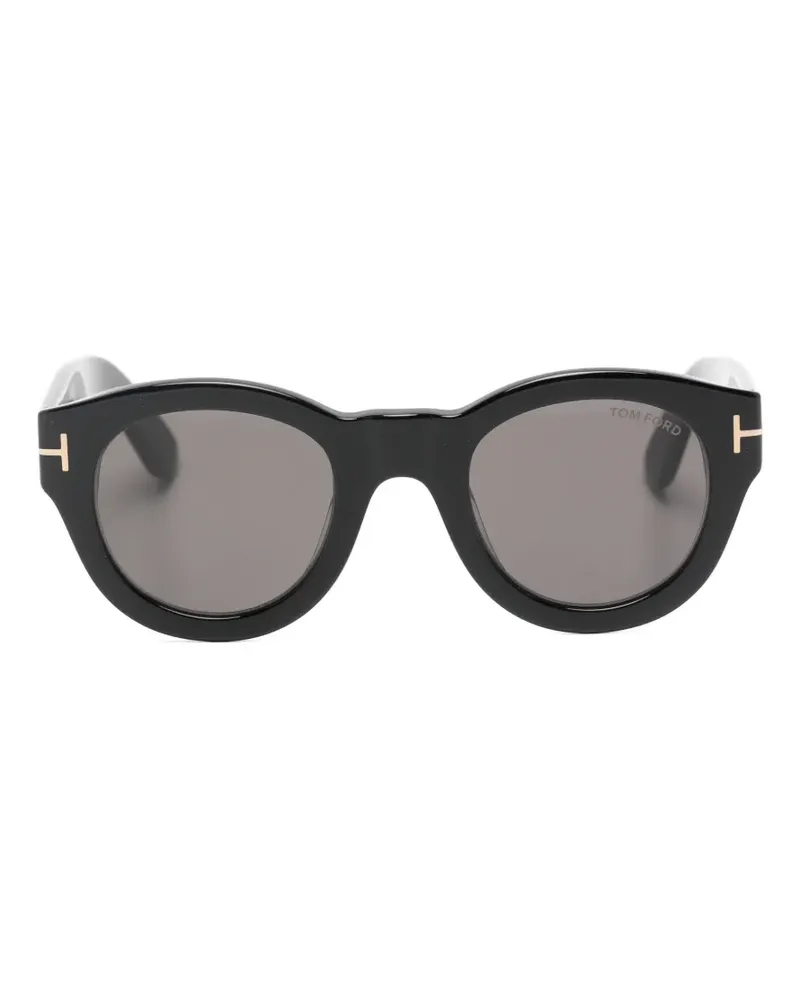Tom Ford Lucinda T-logo round-frame sunglasses - Schwarz Schwarz